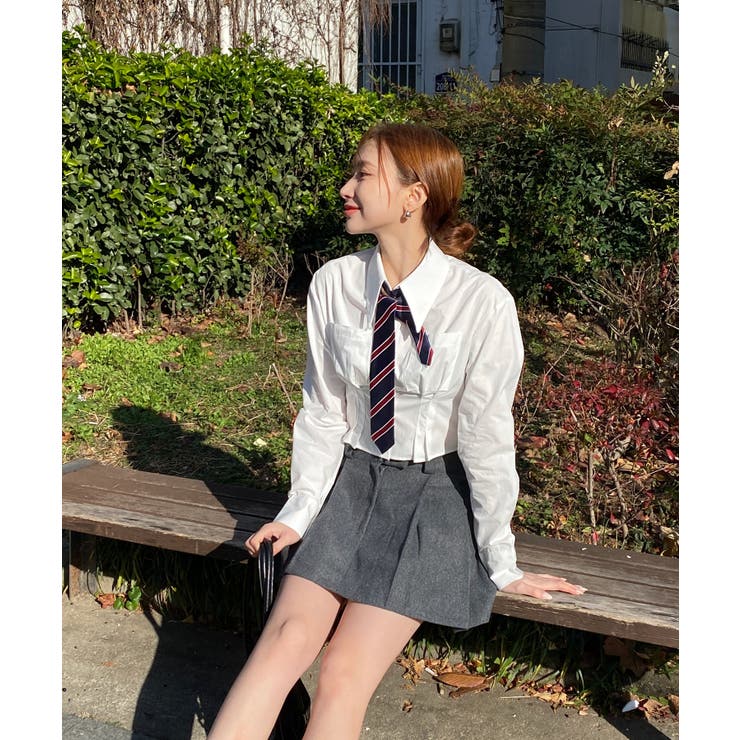 ミニ丈プリーツミニスカート | by muni:r | 詳細画像4 