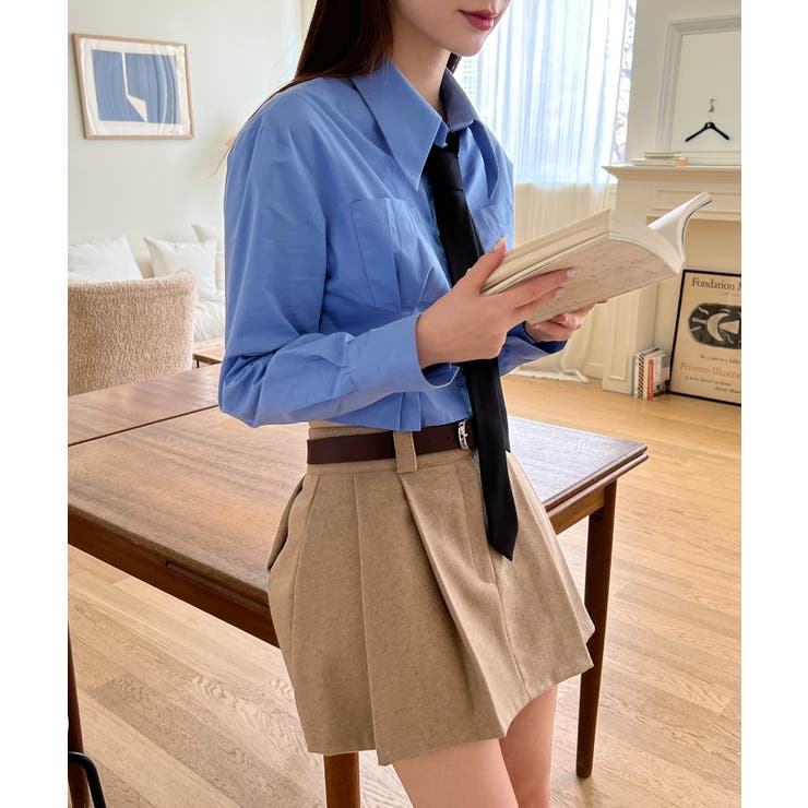 ミニ丈プリーツミニスカート | by muni:r | 詳細画像45 