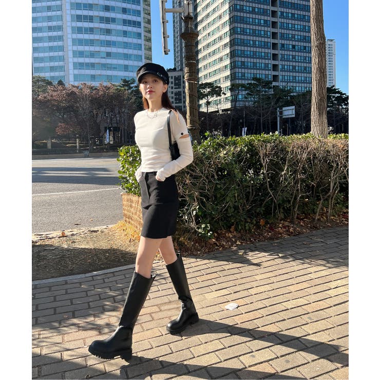 ベーシックハイウエストコットンスカート | by muni:r | 詳細画像10 