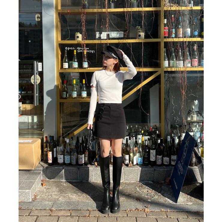 ベーシックハイウエストコットンスカート | by muni:r | 詳細画像14 