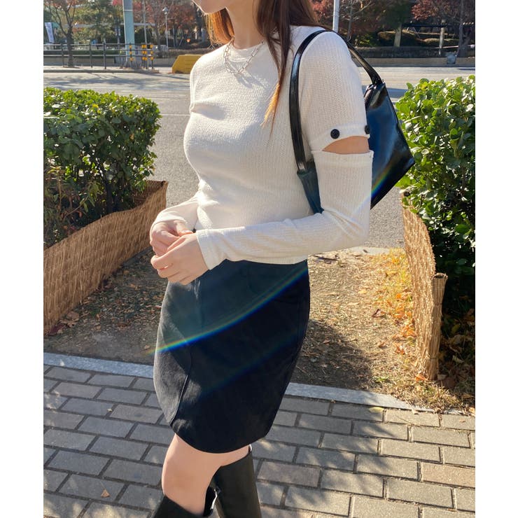 ベーシックハイウエストコットンスカート | by muni:r | 詳細画像17 