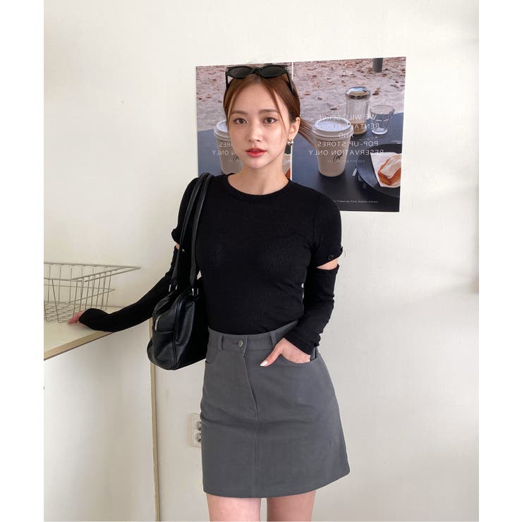 ベーシックハイウエストコットンスカート | by muni:r | 詳細画像22 