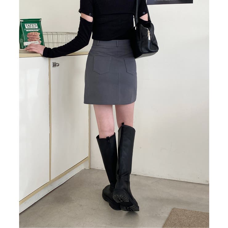 ベーシックハイウエストコットンスカート | by muni:r | 詳細画像34 