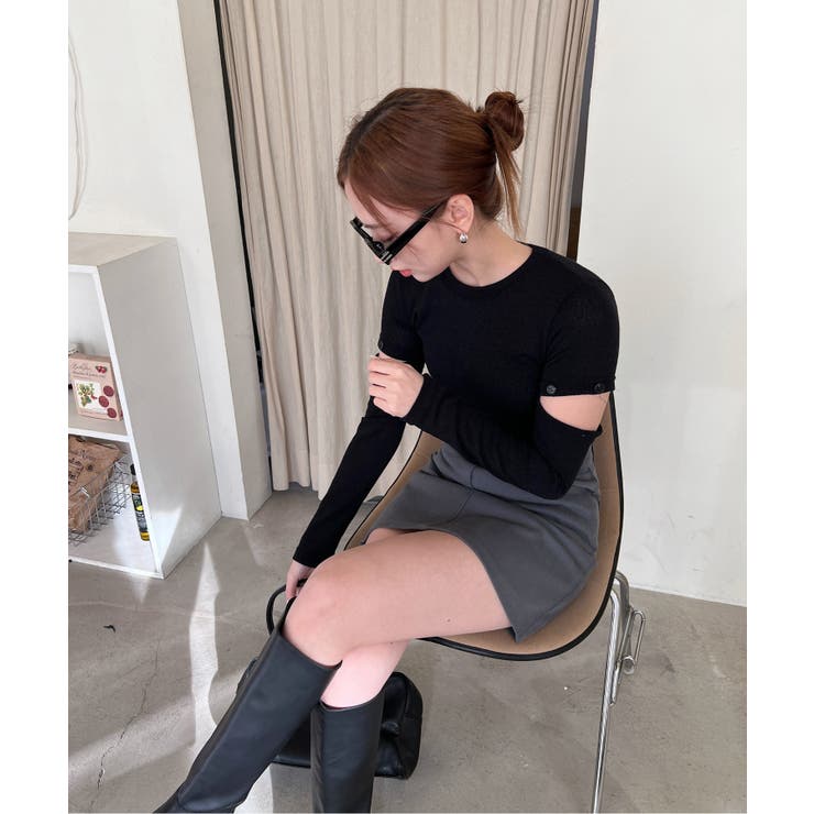 ベーシックハイウエストコットンスカート | by muni:r | 詳細画像38 