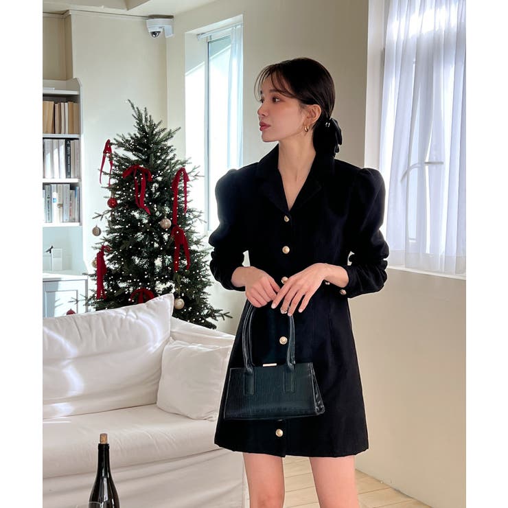 ゴールドボタンワンピース | by muni:r | 詳細画像1 