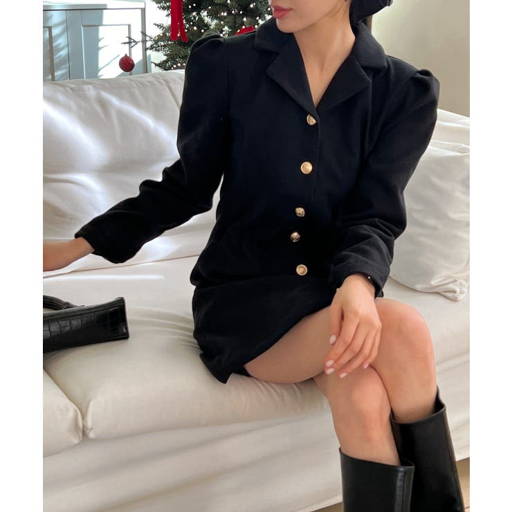 ゴールドボタンワンピース | by muni:r | 詳細画像13 