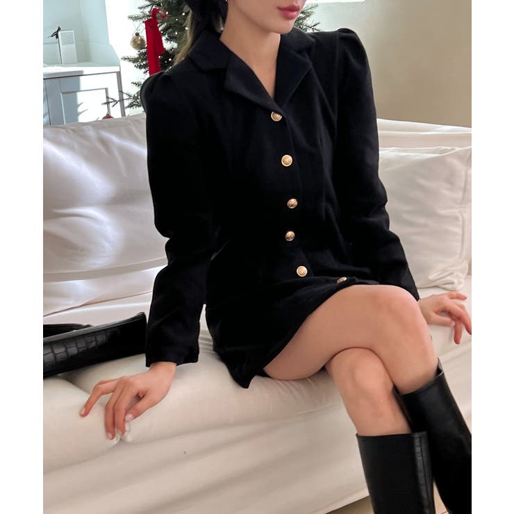 ゴールドボタンワンピース | by muni:r | 詳細画像14 