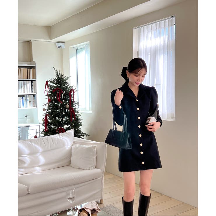 ゴールドボタンワンピース | by muni:r | 詳細画像3 