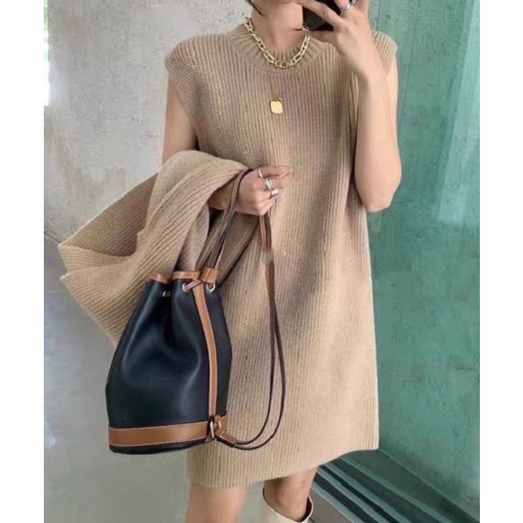 バルーンクロップドニット+ニットワンピースセット | by muni:r | 詳細画像4 