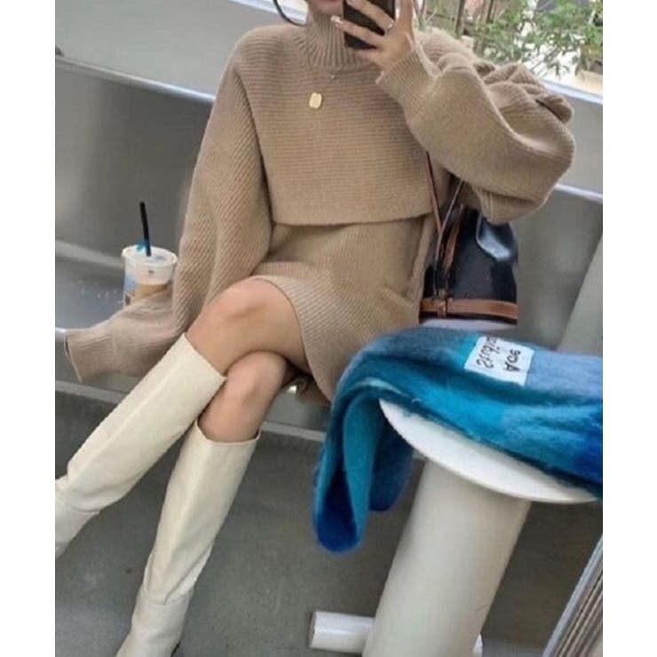 バルーンクロップドニット+ニットワンピースセット | by muni:r | 詳細画像5 