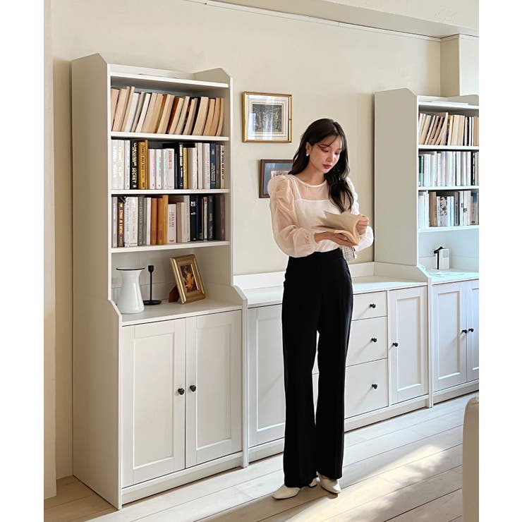 シースルーラウンドシャーリングブラウス | by muni:r | 詳細画像19 