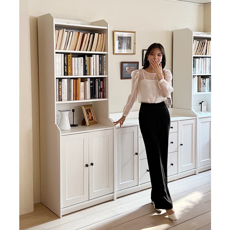 シースルーラウンドシャーリングブラウス | by muni:r | 詳細画像24 