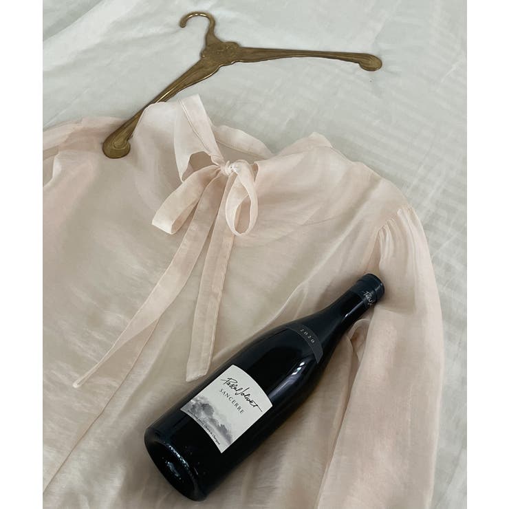 シースルーバックリボンブラウス | by muni:r | 詳細画像33 