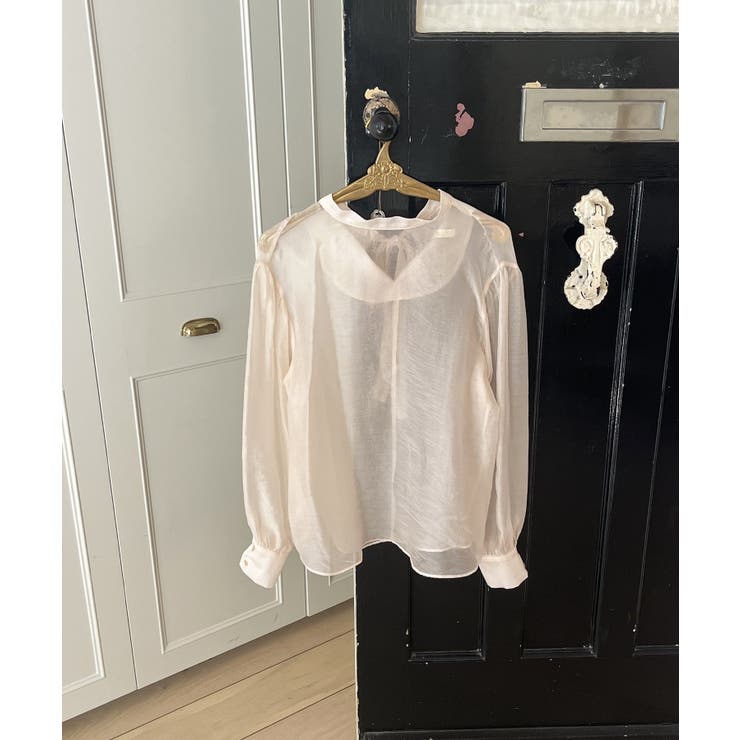 シースルーバックリボンブラウス | by muni:r | 詳細画像36 