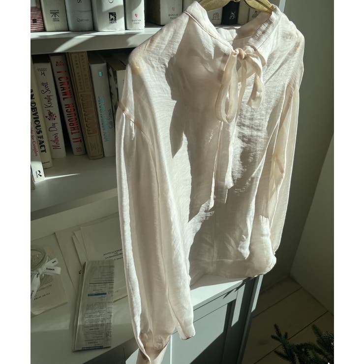 シースルーバックリボンブラウス | by muni:r | 詳細画像38 