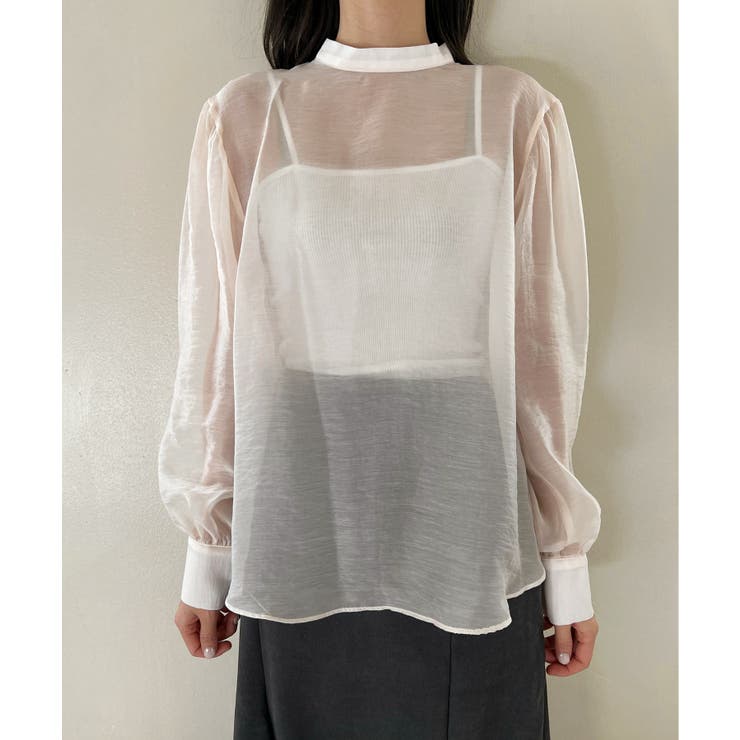 シースルーバックリボンブラウス | by muni:r | 詳細画像39 