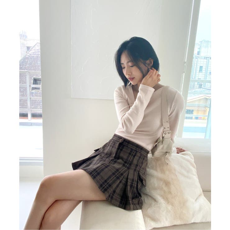 アンバランス斜線Tシャツ | by muni:r | 詳細画像16 