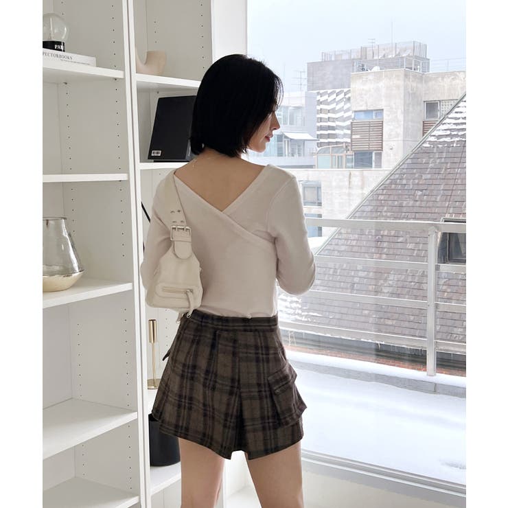 アンバランス斜線Tシャツ | by muni:r | 詳細画像21 