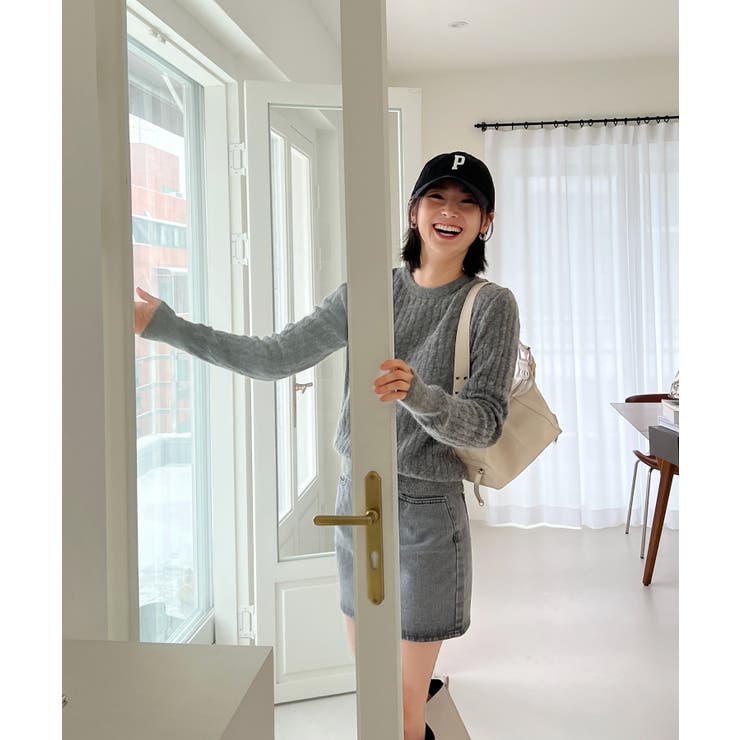 ベーシックラウンドケーブルニット | by muni:r | 詳細画像11 