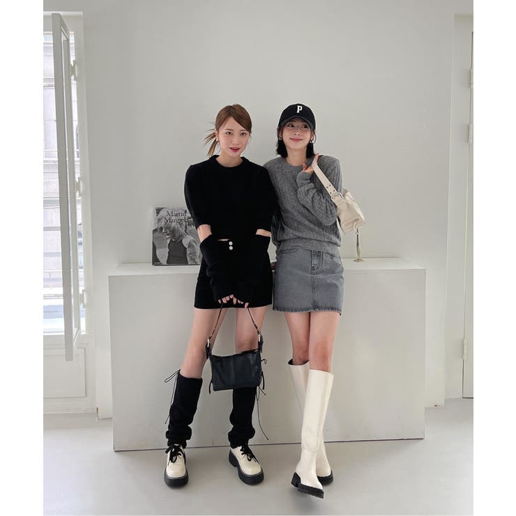 ベーシックラウンドケーブルニット | by muni:r | 詳細画像16 