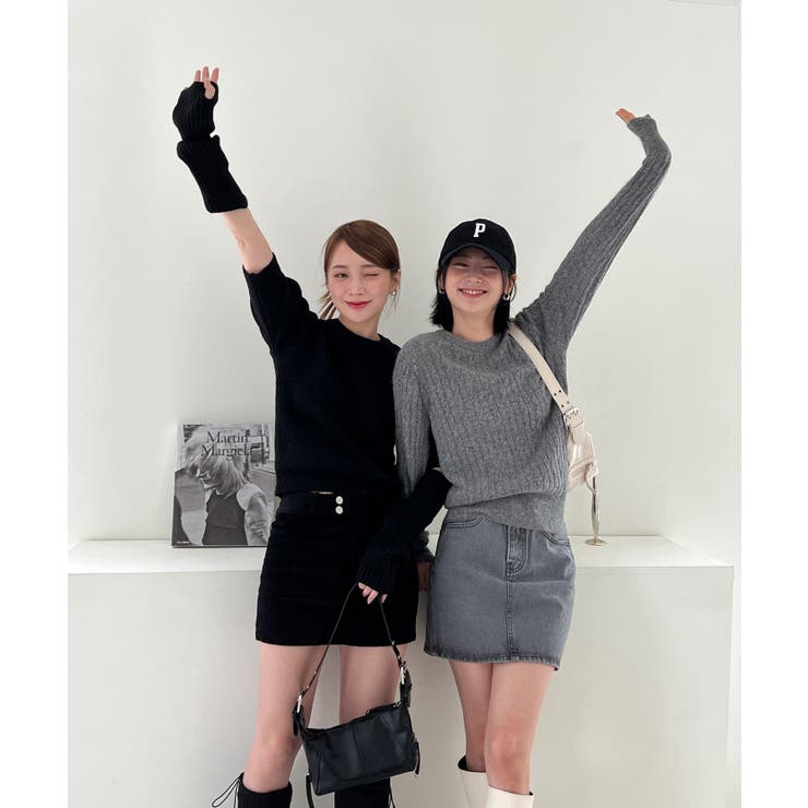 ベーシックラウンドケーブルニット | by muni:r | 詳細画像19 