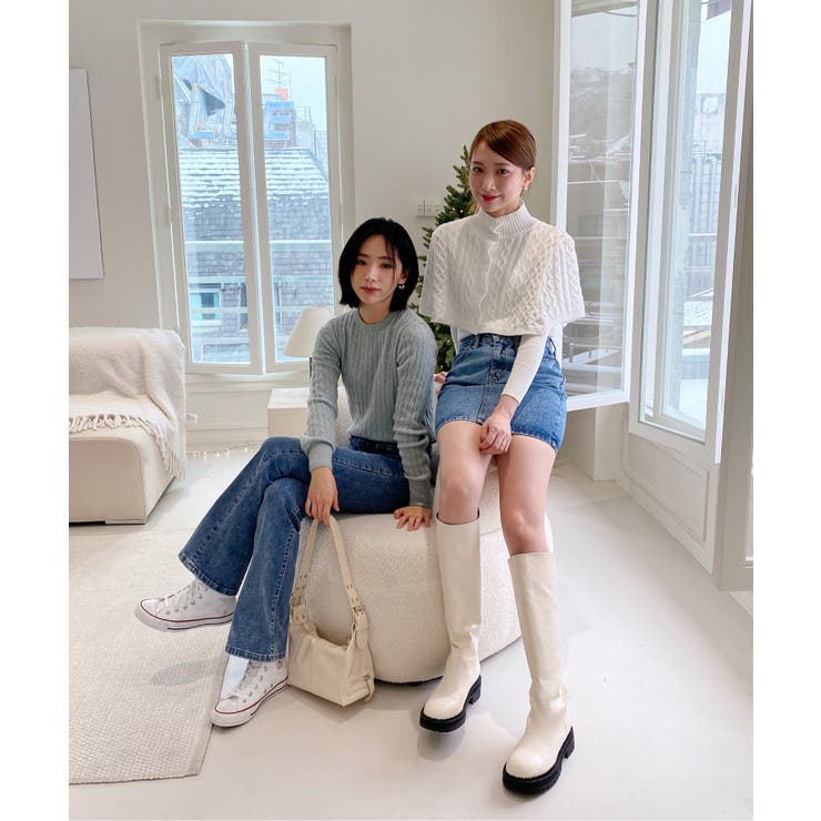 ベーシックラウンドケーブルニット | by muni:r | 詳細画像29 