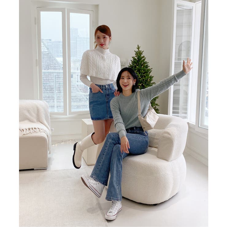 ベーシックラウンドケーブルニット | by muni:r | 詳細画像30 