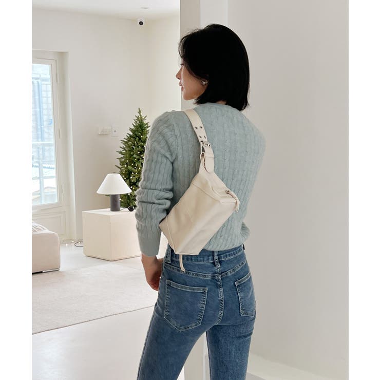 ベーシックラウンドケーブルニット | by muni:r | 詳細画像4 