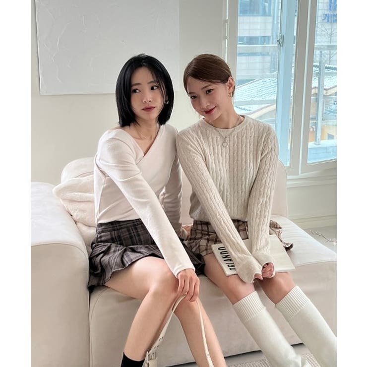 ベーシックラウンドケーブルニット | by muni:r | 詳細画像42 