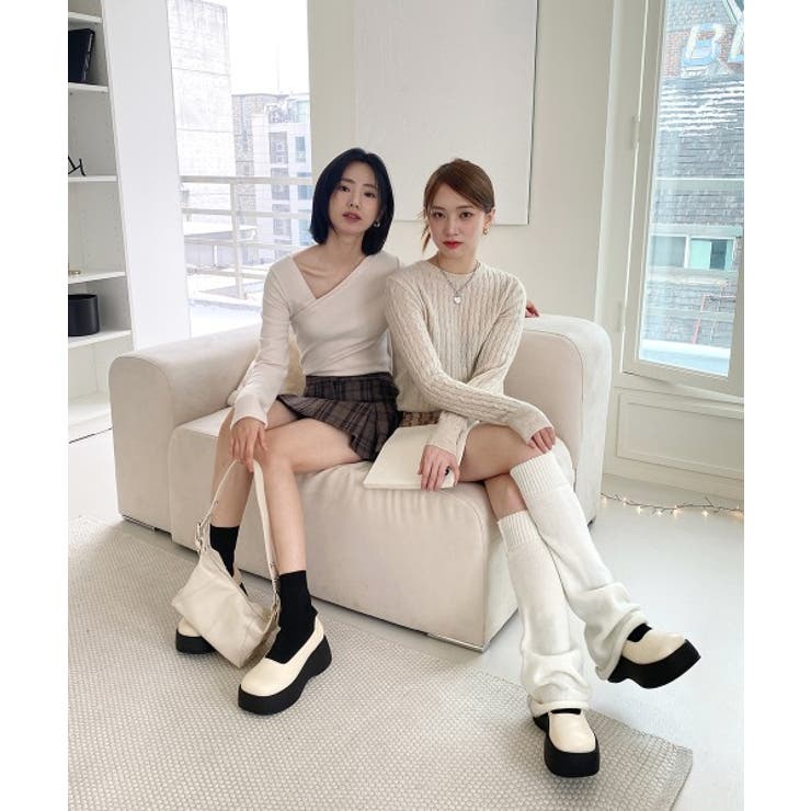 ベーシックラウンドケーブルニット | by muni:r | 詳細画像44 