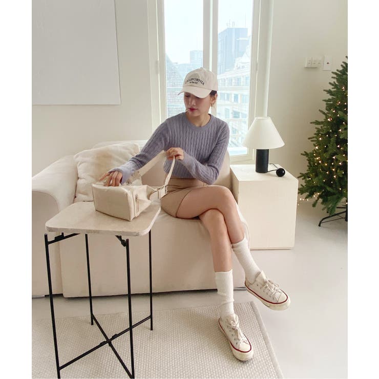 ベーシックラウンドケーブルニット | by muni:r | 詳細画像48 