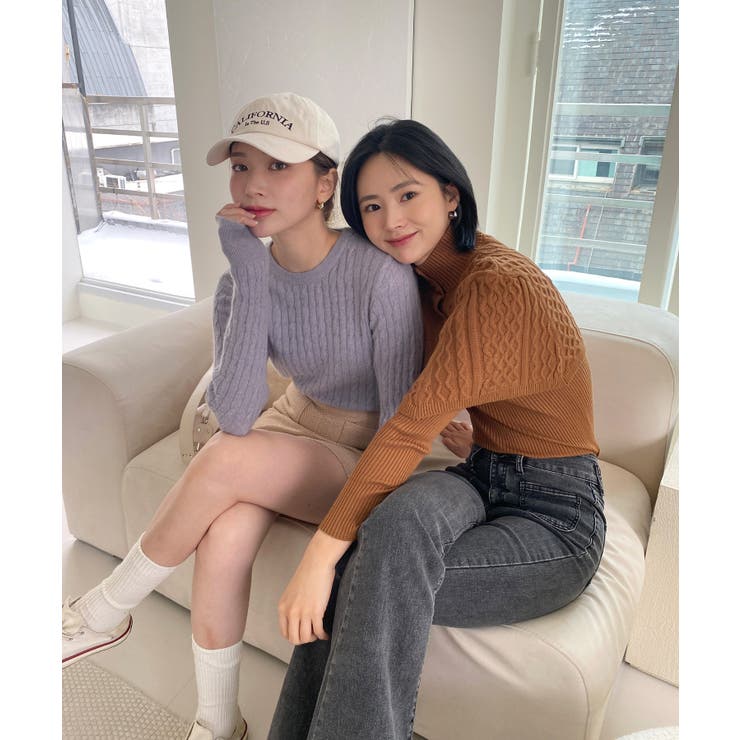 ベーシックラウンドケーブルニット | by muni:r | 詳細画像53 