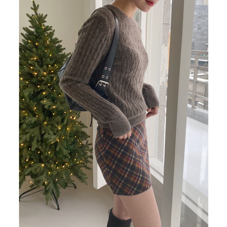 ベーシックラウンドケーブルニット | by muni:r | 詳細画像63 