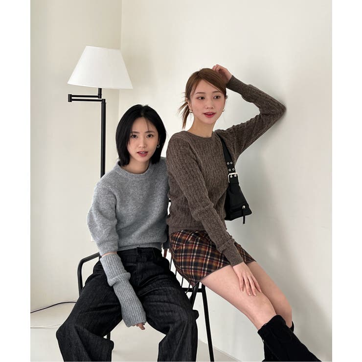 ベーシックラウンドケーブルニット | by muni:r | 詳細画像67 