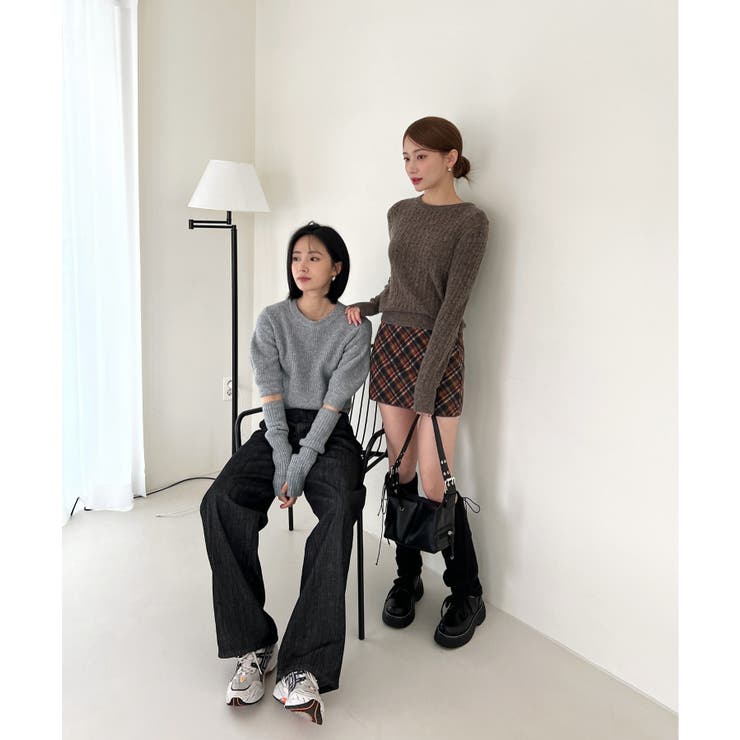 ベーシックラウンドケーブルニット | by muni:r | 詳細画像69 