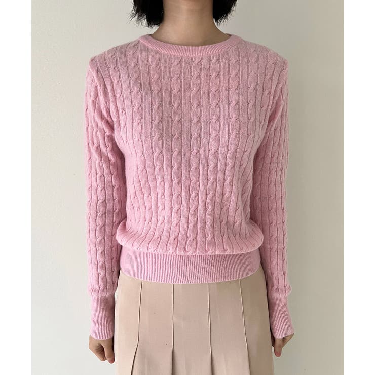 ベーシックラウンドケーブルニット | by muni:r | 詳細画像89 