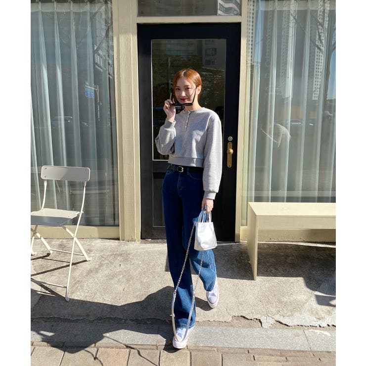 カジュアルヘンリーネックスウェット | by muni:r | 詳細画像19 