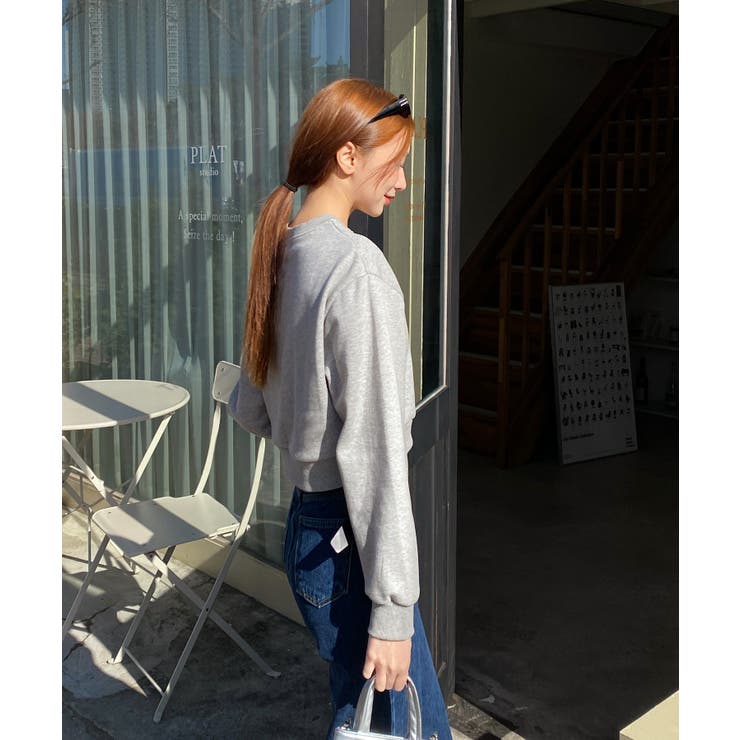 カジュアルヘンリーネックスウェット | by muni:r | 詳細画像26 