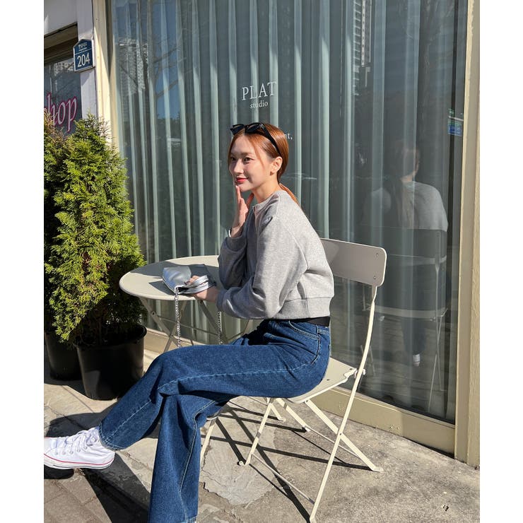 カジュアルヘンリーネックスウェット | by muni:r | 詳細画像28 