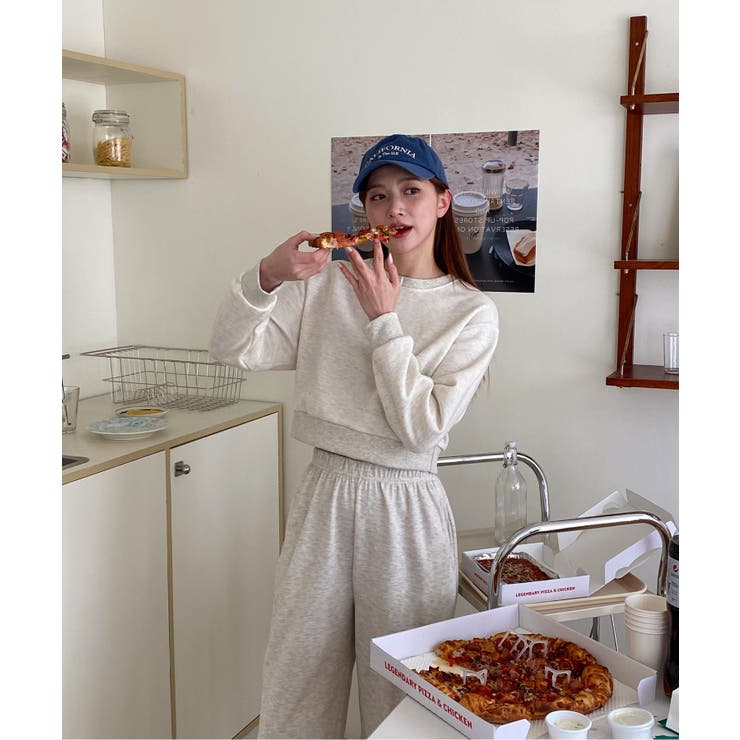 カジュアルヘンリーネックスウェット | by muni:r | 詳細画像37 