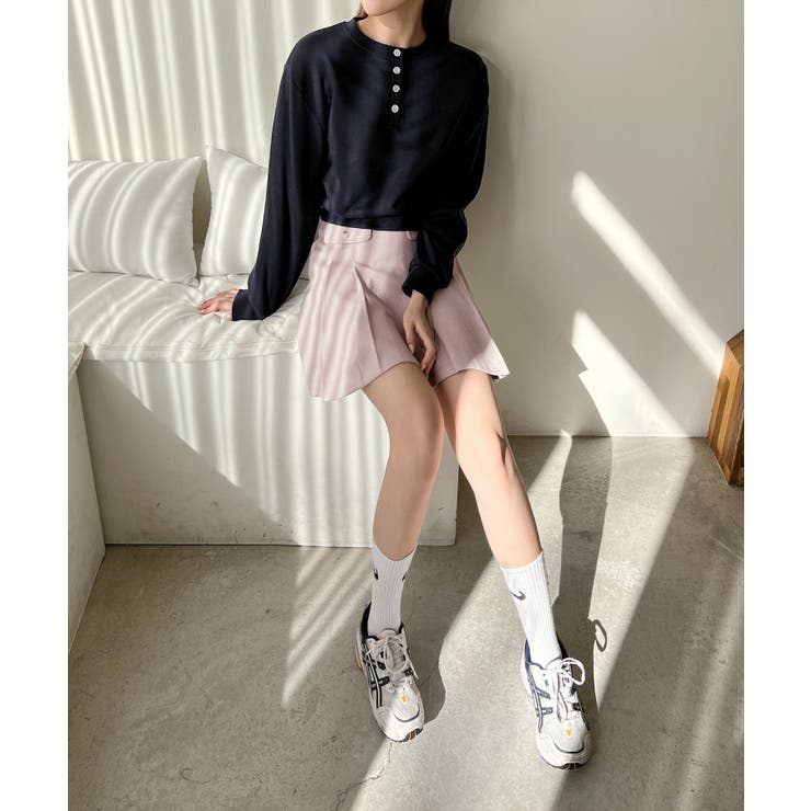 カジュアルヘンリーネックスウェット | by muni:r | 詳細画像58 