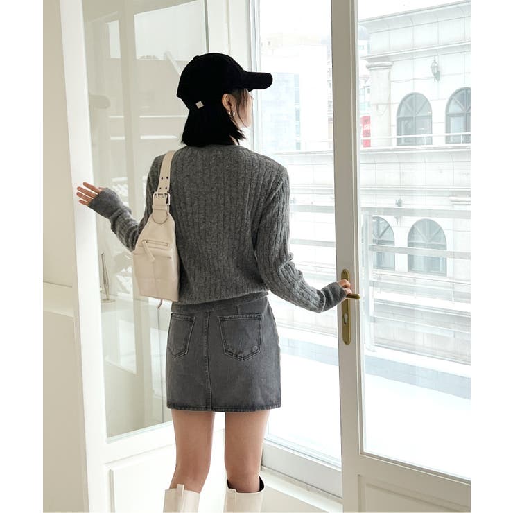 スクエアベルトショルダーバッグ | by muni:r | 詳細画像12 