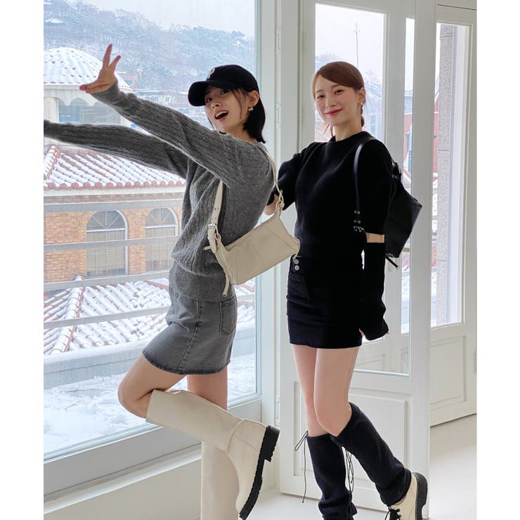 スクエアベルトショルダーバッグ | by muni:r | 詳細画像32 