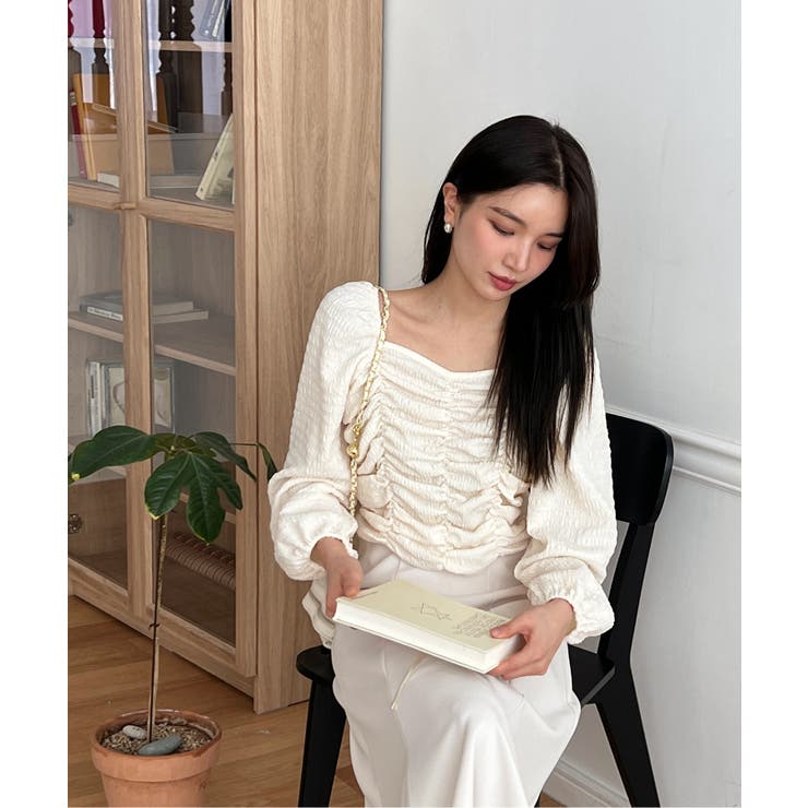 スプリングシャーリングブラウス | by muni:r | 詳細画像3 