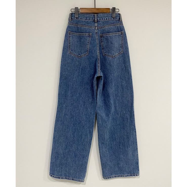 アンバランスラップデニムパンツ | by muni:r | 詳細画像24 