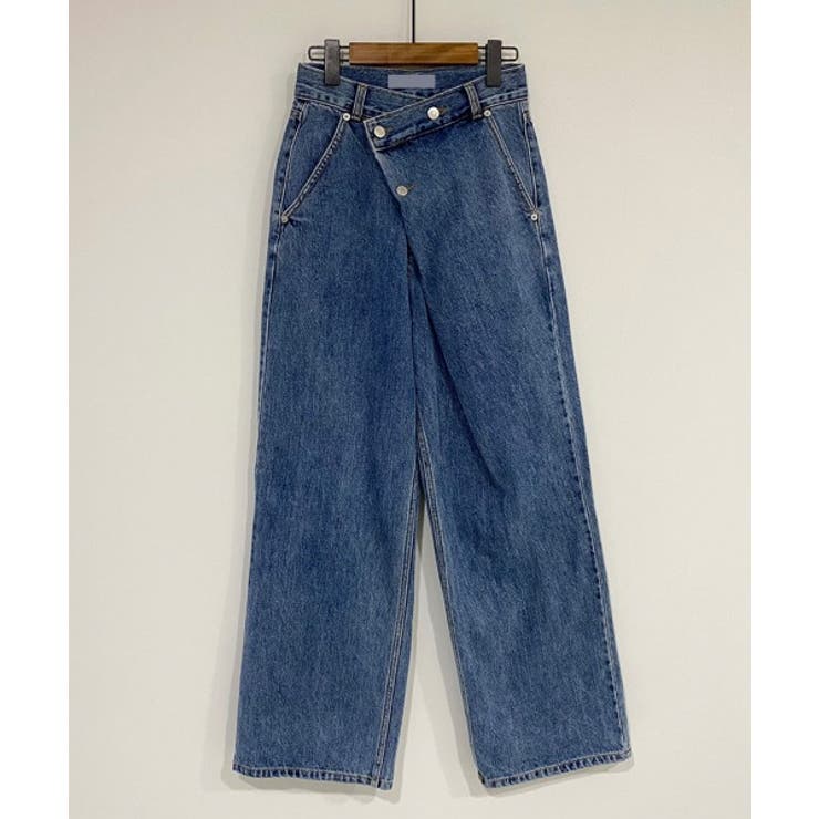 アンバランスラップデニムパンツ | by muni:r | 詳細画像25 