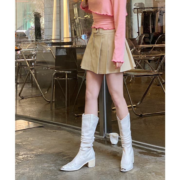 ローライズプリーツスカート | by muni:r | 詳細画像41 