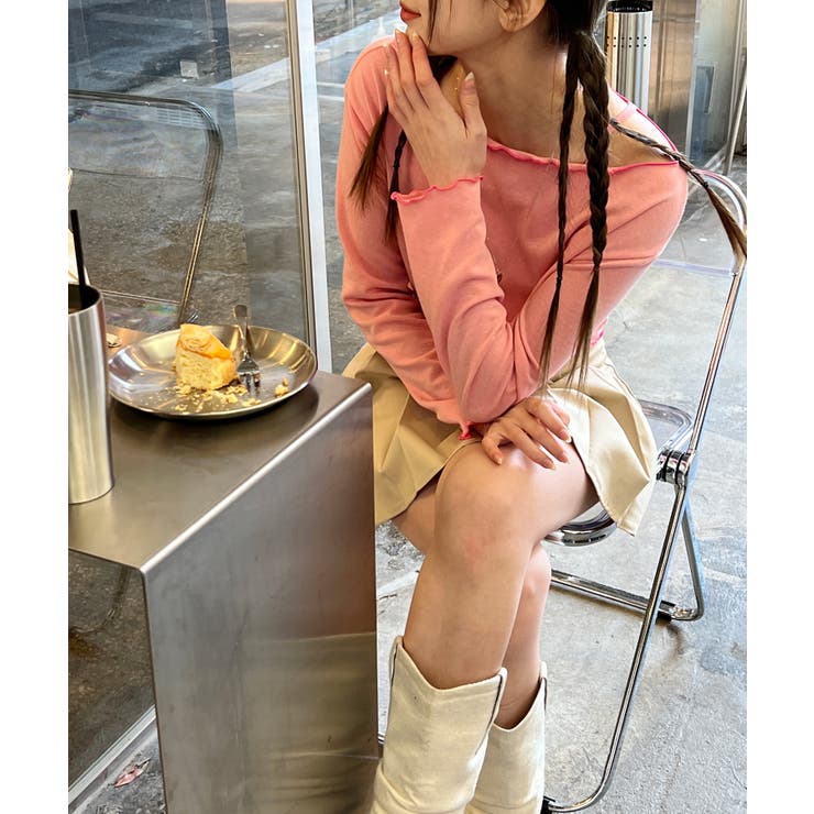 ローライズプリーツスカート | by muni:r | 詳細画像42 