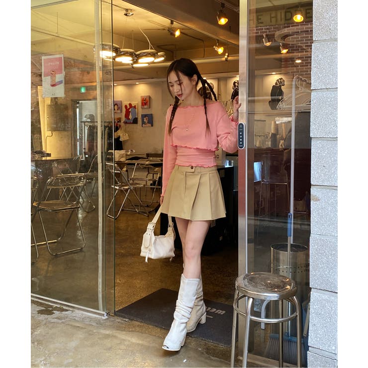 ローライズプリーツスカート | by muni:r | 詳細画像48 