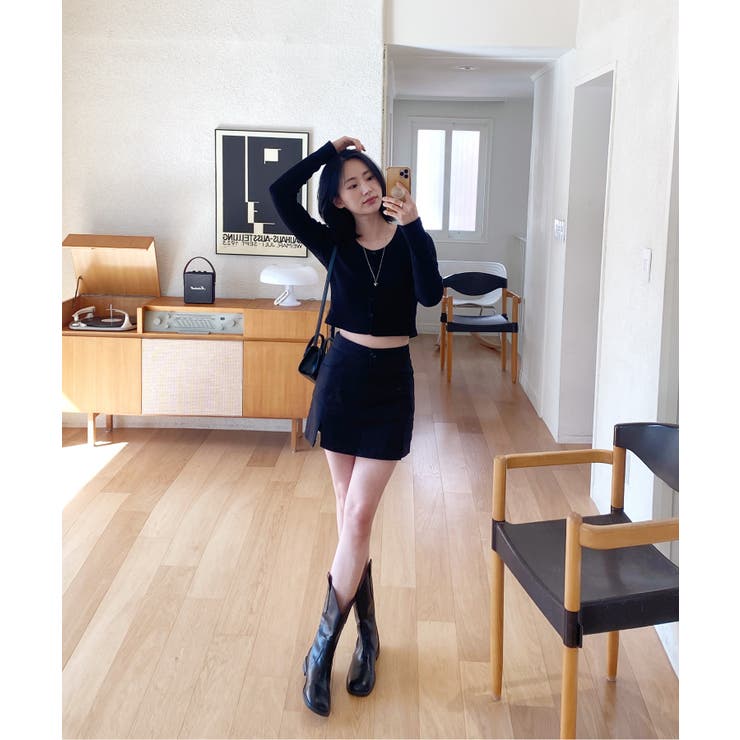 デイリースクエアクロップドカーディガン | by muni:r | 詳細画像13 